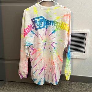 Walt Disney World Rainbow Tie Die Spirit Jersey | Unisex XS | NWT